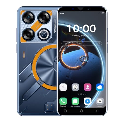 Günstiges Smartphone, 5,0 Zoll Dual SIM Dual-Kamera, Android 9.0, 16 GB ROM, Erweiterung auf 128 GB, unterstützt Face ID/WiFi/GPS 3G/GSM Mobile Phones (GT20Pro-Blue) von MTGud