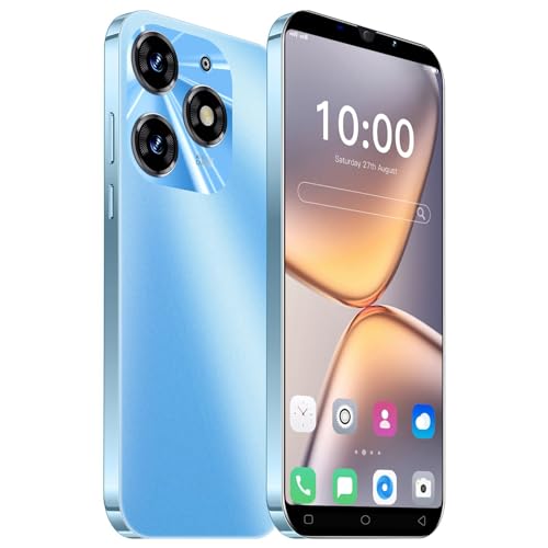 MTGud Smartphone Tagesangebot, 5,0 Zoll IPS Display, 16GB ROM, 128GB, erweiterbar, Android-Smartphone, Dual-SIM-Handy, 3000 mAh Akku für, Einfaches Mobiltelefon (SPark10Pro-Blue) von MTGud