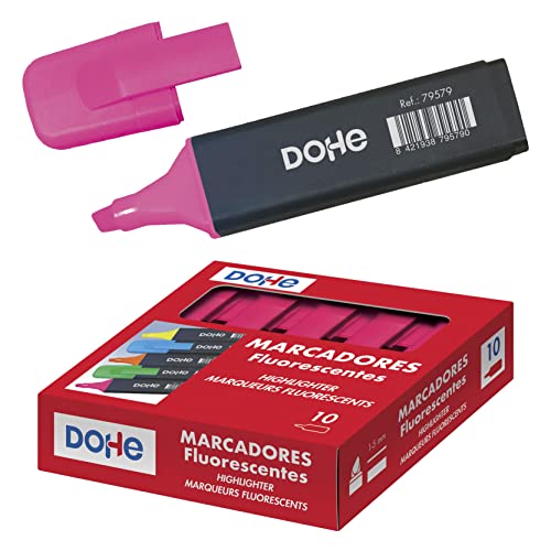 DOHE - Schachtel mit Neon-Textmarkern - 10 Stk. - Rosa von MTL