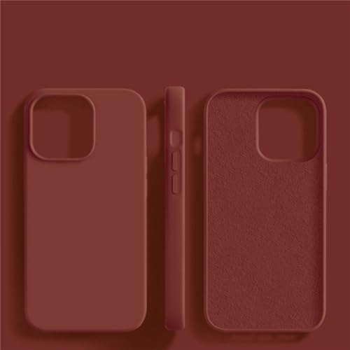 Flüssigsilikon-Schutzhülle für iPhone 15, 14, 13, 12, 11, 15 Pro Max, Handyhüllen, X, XR, XS, 8, 14, 15 Plus, stoßfest, rot, für iPhone 12 Pro Flüssigsilikon-Schutzhülle für iPhone 15, 14, 13, 12, 11, 15 Pro Max, Handyhüllen, X, XR, XS, 8, 14, 15 Plus, stoßfest, rot, für iPhone 12 Pro von MTONY