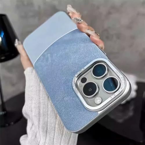 MTONY Farbblockierendes Flanell geeignet für 15 Pro Max Handyhülle mit ultrafeinem Fasermuster für iPhone 14, 13, 12, Hartschale, Blau, für iPhone 15 Pro MTONY Farbblockierendes Flanell geeignet für 15 Pro Max Handyhülle mit ultrafeinem Fasermuster für iPhone 14, 13, 12, Hartschale, Blau, für iPhone 15 Pro von MTONY