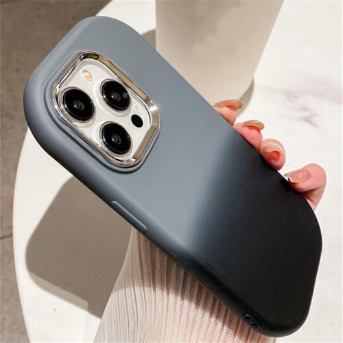 MTONY Schutzhülle für iPhone 14, 11, 12, 13, 15 Pro Max Plus, XR, X, XS, weiches Silikon, stoßfest, Grau / Schwarz, für iPhone 13 ProMax MTONY Schutzhülle für iPhone 14, 11, 12, 13, 15 Pro Max Plus, XR, X, XS, weiches Silikon, stoßfest, Grau / Schwarz, für iPhone 13 ProMax von MTONY