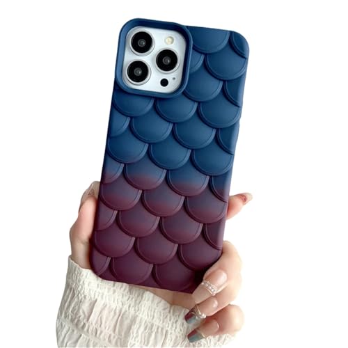 Schutzhülle für iPhone 11, 13, 12, 14 Pro Max 15, weich, stoßfest, Blau / Rot, für iPhone 14 Schutzhülle für iPhone 11, 13, 12, 14 Pro Max 15, weich, stoßfest, Blau / Rot, für iPhone 14 von MTONY