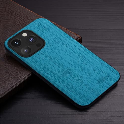 Schutzhülle für iPhone 15, 14, 13, 12, 11 Pro Max, Mini, XR, X, XS, Max, 7, 8 Plus, Bambus-Holzmuster, Leder, Cyan, für iPhone 7 Schutzhülle für iPhone 15, 14, 13, 12, 11 Pro Max, Mini, XR, X, XS, Max, 7, 8 Plus, Bambus-Holzmuster, Leder, Cyan, für iPhone 7 von MTONY
