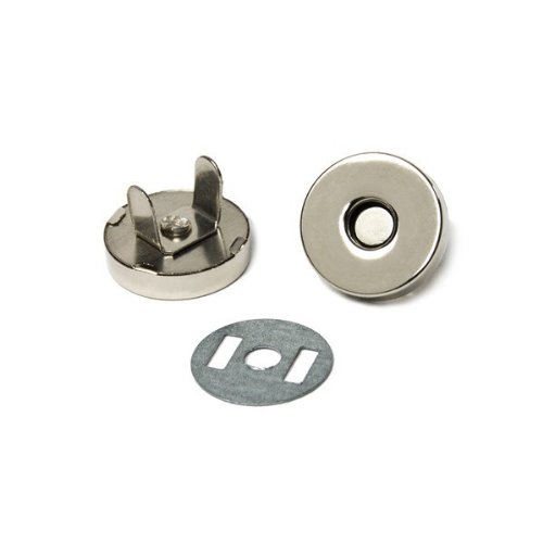 MTS Magnete, Magnetschließe, magnetischer Verschluss für Kleidung, Taschen, Mappen, 10 x Magnetknopf, Ø 18 mm von MTS Magnete