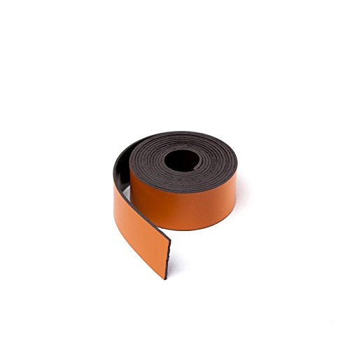 MTS Magnete Magnetisches Band, 15 mm breit, zum Zuschneiden orange von MTS Magnete