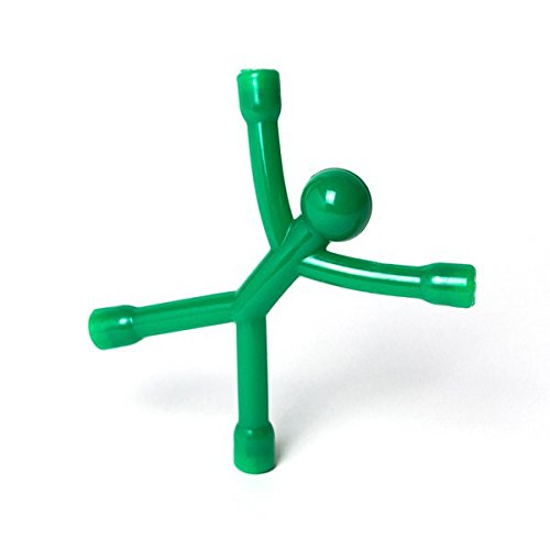 Magnet Männchen Flexman flexibel mit 4 Neodym Magneten, große Farbauswahl, Farbe:grün von MTS Magnete