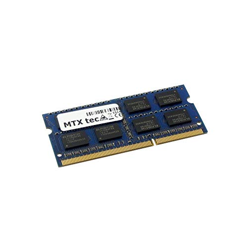 16GB Notebook Arbeitsspeicher SODIMM DDR3 DDR3L PC3-12800, 1600MHz 204 pin von MTXtec
