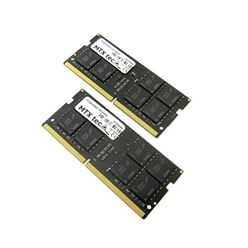 MTXtec 64GB Kit 2X 32GB RAM Arbeitsspeicher SODIMM DDR4 PC4-23400 2993MHz 260pin von MTXtec