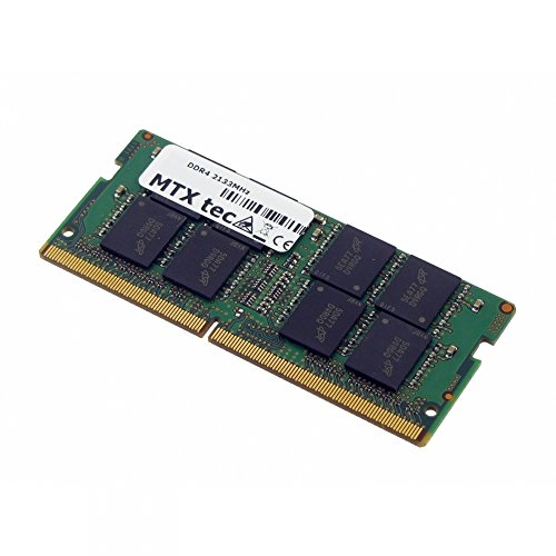 MTXtec Laptop Arbeitsspeicher SODIMM DDR4 Notebook-Speicher (16GB SODIMM DDR4 PC4-17000, 2133MHz) von MTXtec