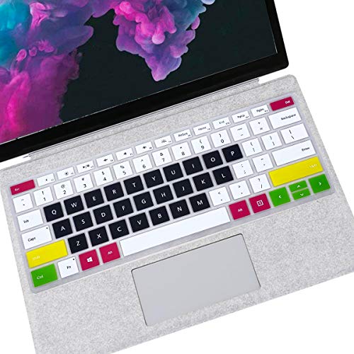 MUBUY Tastatur-Abdeckung, passend für 2020 2019 Microsoft Surface Pro 7 |2019 2018 Surface Pro 6 |Surface Pro 5 |Surface Pro 4 31.2 cm (12.3 Zoll) Premium ultradünne Tastatur-Schutzhülle von MUBUY-GOL