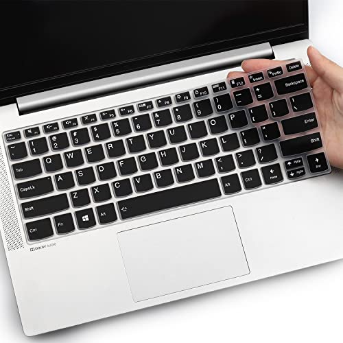 MUBUY Tastatur-Abdeckung für Lenovo Flex 5 14 2-in-1 Laptop ,Lenovo Ideapad Flex 5 5g 14 Zoll ,Lenovo Ideapad 5 14 Zoll ,Lenvo Idepad S540 14 Zoll Laptop Schutztastatur Skin Schwarz von MUBUY-GOL