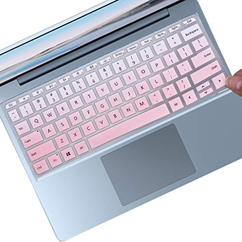 MUBUY Tastaturabdeckung für Microsoft Surface Go 2 10,5 Zoll 2020 veröffentlicht und Surface Go 10 Zoll 2018 veröffentlicht Soft-Touch Ultra Dünn Schutzhülle Skin Pink von MUBUY-GOL