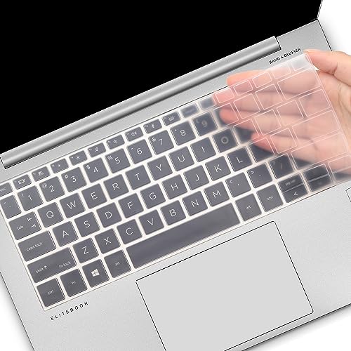 Tastatur-Abdeckung für HP EliteBook 830 835 840 845 1040 G9 G10 2023 2022 13,3 14 Zoll Laptop-Zubehör Tastatur-Schutzfolie (nicht passend für 840 845 1040 G8 G7 G6 G5 G4 G3) transparent von MUBUY-GOL
