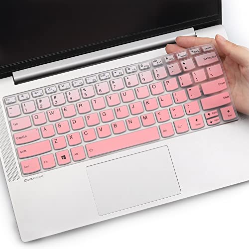 Tastatur-Abdeckung für Lenovo Yoga 5i 7i 9i 14 Zoll | Idepad S540 S940 lLenovo IdeaPad Flex 5 5g Lenvo Laptop-Schutz-Tastatur Skin Gen. Pink. von MUBUY-GOL