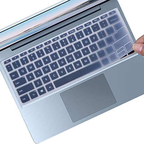 Tastatur-Abdeckung für Microsoft Surface Go 2 10,5 Zoll 2020 und Surface Go 10 Zoll 2018 veröffentlicht, Soft-Touch, ultradünn, Schutzhülle – transparent von MUBUY-GOL