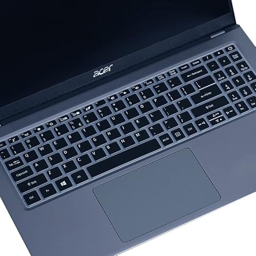 Tastatur Cover für Acer Aspire 5 a515-46-r14k A515-55 A515-55T A515-55G A515-56 A515-43 A515-46 A515-54 A515-54G Serie, Acer Swift 3 SF315,Acer Aspire 5 Schlanke Laptop-Tastatur-Schutzhülle, Schwarz von MUBUY-GOL