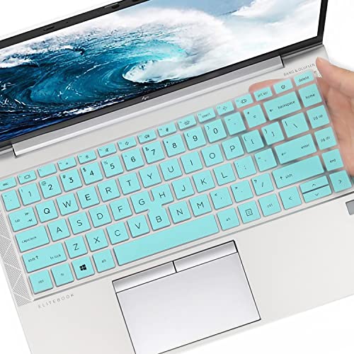 Tastaturabdeckung Design für 14 Zoll HP EliteBook 840 845 G7 G8 2021 2020 New Notebook PC Modell Zubehör Tastatur Schutzfolie - Hotblue von MUBUY-GOL