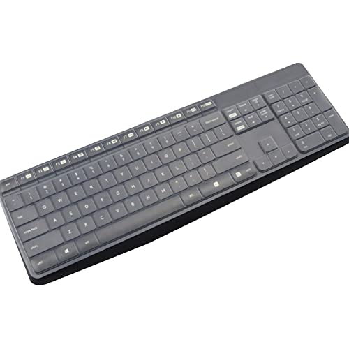 Tastaturabdeckung für Logitech MK235 & K375S kabellose Tastatur, kompatibel Logitech MK235 K375S Tastaturzubehör Tastaturfolie - Klar von MUBUY-GOL
