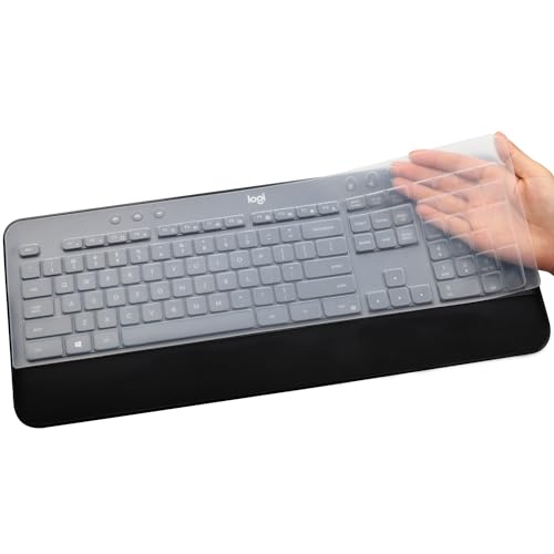 Tastaturabdeckung für Logitech MK545 MK540 kabellose Tastatur, Logitech MK545 Tastaturschutz, Logitech MK540 ultradünne Desktop-PC-Silikon-Schutzfolie von MUBUY-GOL