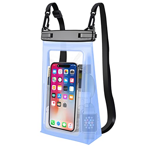 wasserdichte Handyhülle IPX8 Universal Wasserdicht Phone Pouch Dry Bag für iPhone 1413 Pro Max 12 11 Pro Max XR X XS SE Samsung S21 S10 S9 Huawei P40 P20 Mate 40 Pro bis 6.7 Zoll, Wassersport von MUCHODURA