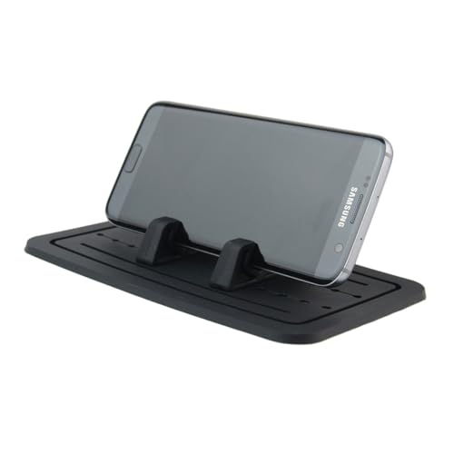 MUCKLILY 1 PC Silikon Telefonhalter Autotelefonhalter Handy Autohalter Autoständer Armaturenbrett Telefonhalter Telefonhalter Für Autos Handyhalter Fürs Auto Handy Autohalterung Schwarz von MUCKLILY