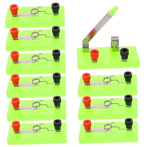 MUCKLILY 1 Satz Lampenfassung Mit Kleiner Schraube Elektrische Versuchslampenfassung Experimental- Glühbirnen Lampenhalter Lichthalter Leichte Basis Plastik Green 10 Stück MUCKLILY 1 Satz Lampenfassung Mit Kleiner Schraube Elektrische Versuchslampenfassung Experimental- Glühbirnen Lampenhalter Lichthalter Leichte Basis Plastik Green 10 Stück von MUCKLILY