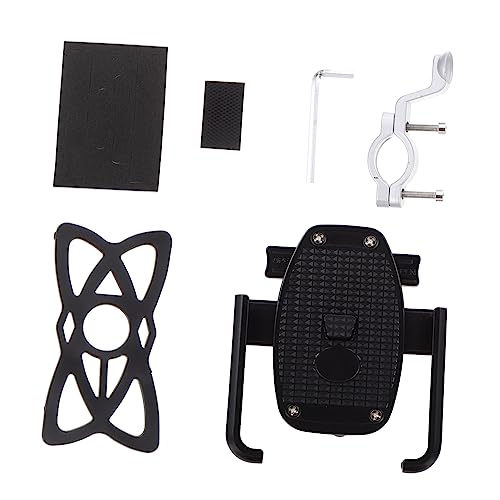 MUCKLILY 1 Stück Handyhalter am Lenker handyhalterung Fahrrad Telefon montieren universal Fahrrad -Handy -Halterung Handy Fahrradhalterung Alle Aluminiumlegierungen Black von MUCKLILY