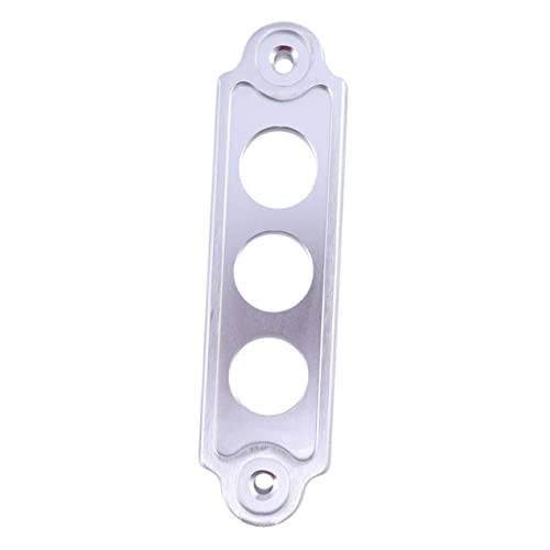 MUCKLILY 1 Stück Silber Aluminiumlegierung Halterung Auto Racing Batterie Krawatte Batterie Befestigungshalterung Halter Batterie Auto Modifiziertes Batteriegestell MUCKLILY 1 Stück Silber Aluminiumlegierung Halterung Auto Racing Batterie Krawatte Batterie Befestigungshalterung Halter Batterie Auto Modifiziertes Batteriegestell von MUCKLILY