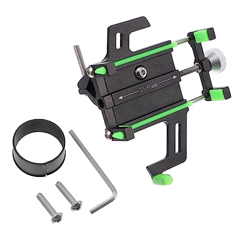 MUCKLILY 1 Stück Telefonhalter Verstellbarer Telefonständer Fahrradtelefon-Navigationshalterung Fahrrad telefonständer Handy-Unterstützung Aluminiumlegierung Black MUCKLILY 1 Stück Telefonhalter Verstellbarer Telefonständer Fahrradtelefon-Navigationshalterung Fahrrad telefonständer Handy-Unterstützung Aluminiumlegierung Black von MUCKLILY