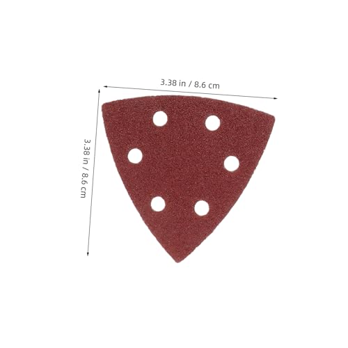 MUCKLILY 120 Stück dreieckiges Schleifpapier Polieren von Sandpapier Schleifpapier für Glas Schleifmaschinen für die Holzbearbeitung Sandpapierblöcke Aluminiumoxid Brown MUCKLILY 120 Stück dreieckiges Schleifpapier Polieren von Sandpapier Schleifpapier für Glas Schleifmaschinen für die Holzbearbeitung Sandpapierblöcke Aluminiumoxid Brown von MUCKLILY
