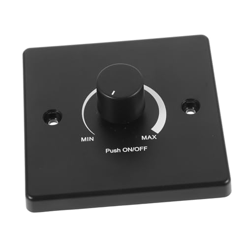 MUCKLILY 12v Dimmschalter Dimmer Schwach Yacht Schreibtischlampe Wohnmobil Lichtschalter Black Stk von MUCKLILY