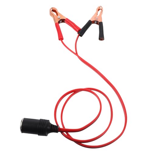 MUCKLILY 1M Booster Kabel für Auto Starthilfekabel mit Farbcodierten Clips für Kfz Anwendungen Leicht und Tragbar mit Praktischer Tragetasche von MUCKLILY