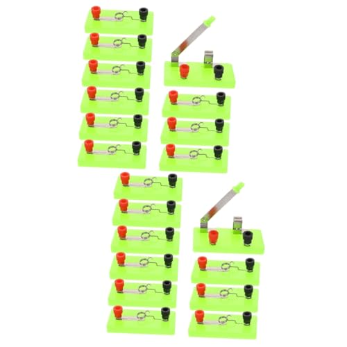 MUCKLILY 2 Sätze Lampenfassung Mit Kleiner Schraube Experimental- Elektrische Versuchslampenfassung Glühbirnen Physikalische Lichtbasis Leichte Basis Plastik 10 Stück * 2 MUCKLILY 2 Sätze Lampenfassung Mit Kleiner Schraube Experimental- Elektrische Versuchslampenfassung Glühbirnen Physikalische Lichtbasis Leichte Basis Plastik 10 Stück * 2 von MUCKLILY