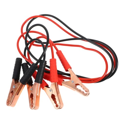 MUCKLILY 2 Stück Autobatteriekabel Starthilfe für Autobatterien Booster Universal- tragbar Pulloverkabel Auto Starthilfekabel Fahrzeug Starthilfekabel Kfz-Werkzeuge Auto-Notfallkabel Kupfer von MUCKLILY