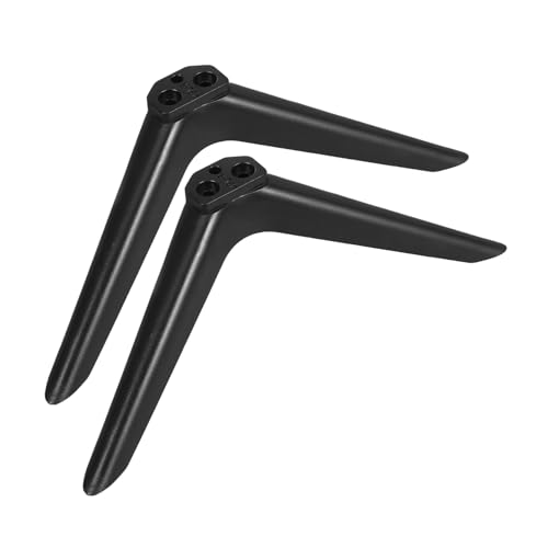 MUCKLILY 2 Stück TV-Basis Ersatz-TV-Ständer Fernsehteile TV-Ständer klein Schlafzimmer-TV-Ständer TV-Ständer für kleinen Fernseher Befestigungsschrauben Plastik Black MUCKLILY 2 Stück TV-Basis Ersatz-TV-Ständer Fernsehteile TV-Ständer klein Schlafzimmer-TV-Ständer TV-Ständer für kleinen Fernseher Befestigungsschrauben Plastik Black von MUCKLILY