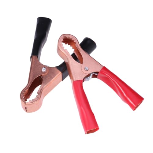 MUCKLILY 2 Stücke Batterie Klemme Alligator Klemmen Batterie Clips Batterie Clippers Batterie Clip Stecker von MUCKLILY