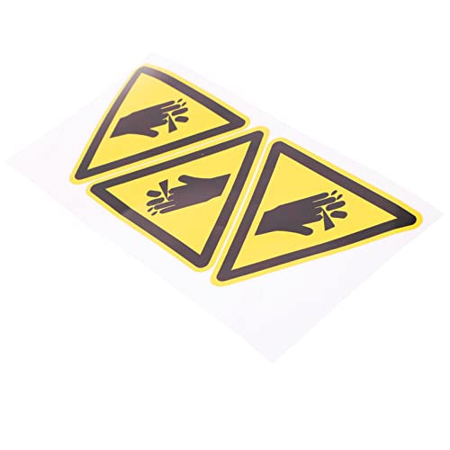 MUCKLILY 3 Stück Anti- -handetikett Warnung Achtung Heißer Aufkleber Warnlinie Mechaniker Warnen Warn-vinyl Bausatz Finger Selbstklebendes Vinyl Yellow MUCKLILY 3 Stück Anti- -handetikett Warnung Achtung Heißer Aufkleber Warnlinie Mechaniker Warnen Warn-vinyl Bausatz Finger Selbstklebendes Vinyl Yellow von MUCKLILY
