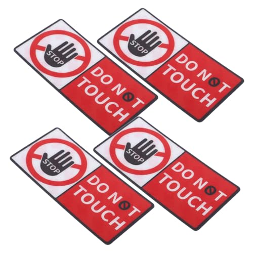 MUCKLILY 4 Blatt Aufkleber Nicht Berühren Werkzeugkoffer Nicht Tasten Zeichen Nicht Berühren Bitte Berühren Sie Das Schild Nicht Gefahrenaufkleber Warnung Schild Nicht Berühren Vinyl MUCKLILY 4 Blatt Aufkleber Nicht Berühren Werkzeugkoffer Nicht Tasten Zeichen Nicht Berühren Bitte Berühren Sie Das Schild Nicht Gefahrenaufkleber Warnung Schild Nicht Berühren Vinyl von MUCKLILY