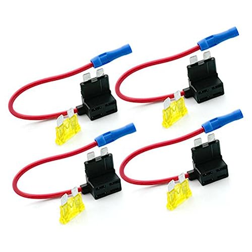 MUCKLILY 4 Stück Sicherungseinsatz Autosicherungen Auto Stecker Sicherung Sicherungshalter MUCKLILY 4 Stück Sicherungseinsatz Autosicherungen Auto Stecker Sicherung Sicherungshalter von MUCKLILY