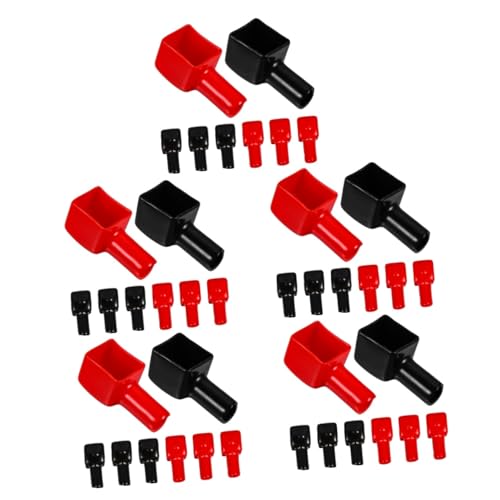 MUCKLILY 5 Sätze Batteriepolkopfabdeckung Unterlegbolzen Auto Tag Verlängerung Batterieklemmen Plus Und Minuspolabdeckungen Marinebatterie Wohnmobil Batterieabdeckung 6 Stück * 5 MUCKLILY 5 Sätze Batteriepolkopfabdeckung Unterlegbolzen Auto Tag Verlängerung Batterieklemmen Plus Und Minuspolabdeckungen Marinebatterie Wohnmobil Batterieabdeckung 6 Stück * 5 von MUCKLILY