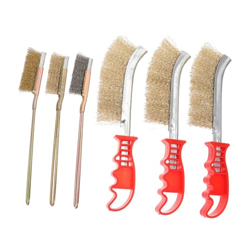 MUCKLILY 6 Stück Grill-reinigungsbürste Klein Multifunktionsbürste Reinigungsbürsten Schwer Rost Reinigungsbürste Drahtbürsten Stahlbürste Kratzbürste Aus Draht Kupferkabel MUCKLILY 6 Stück Grill-reinigungsbürste Klein Multifunktionsbürste Reinigungsbürsten Schwer Rost Reinigungsbürste Drahtbürsten Stahlbürste Kratzbürste Aus Draht Kupferkabel von MUCKLILY
