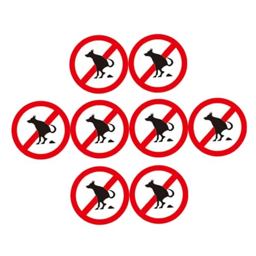 MUCKLILY 8 Stück Kein -aufkleber-schild Vinyl Nein Halten Nicht Welpenaufkleber Haustiere Symbol Stichworte Verhindern Nur Für Alarm Bitte Klein Verbieten Warnung Pfote Pvc MUCKLILY 8 Stück Kein -aufkleber-schild Vinyl Nein Halten Nicht Welpenaufkleber Haustiere Symbol Stichworte Verhindern Nur Für Alarm Bitte Klein Verbieten Warnung Pfote Pvc von MUCKLILY