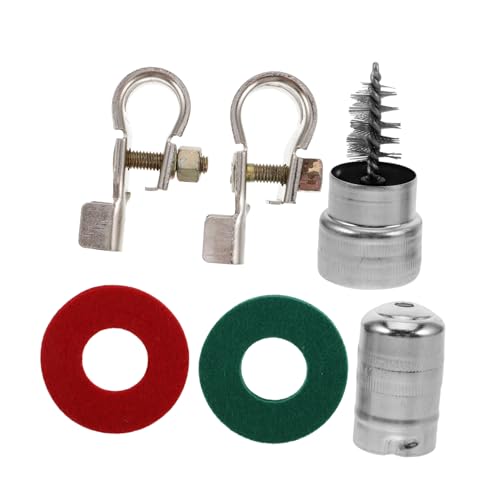 MUCKLILY Batterieklemmenblock Rack-schrauben Edelstahlschrauben Und Muttern Kit Hosenträger Draht Drahtklemme Türschloss Kette Maschendrahtzaunpfosten Auspuffschellen Verzinntes Kupfer von MUCKLILY