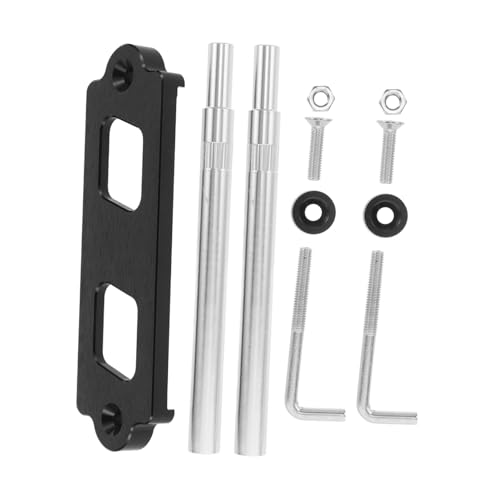 MUCKLILY Batterieklemmhalterung Batteriehalterung Halterungssätze Batteriebefestigungshalterung Aluminiumlegierung Schwarz von MUCKLILY