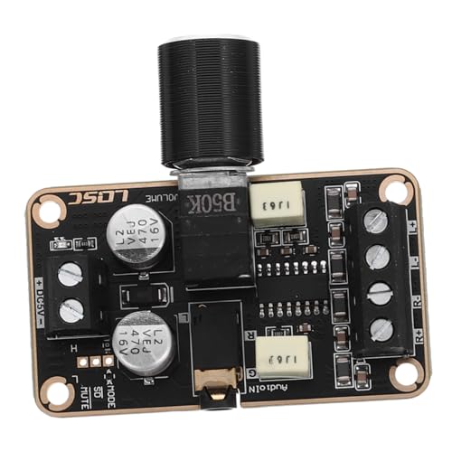MUCKLILY Digitale Verstärkerplatine Leistung Stereo-verstärker Audio- Mono-verstärker Subwoofer-verstärker Für Heim-audio Sound-digitalverstärker Audioteile Mini-verstärker Plastik Black von MUCKLILY