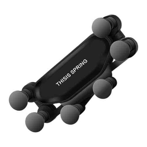 MUCKLILY Halterung Für Autotelefon Handyhalterung Autotelefonhalter Fürs Auto Lüftungsschlitz Autotelefonhalter Telefon Autohalterung Handyhalter Auto Handyhalter Für Auto Black Plastik von MUCKLILY