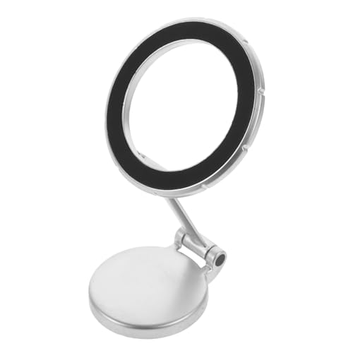MUCKLILY Halterung Für Autotelefon Stand Tragbar Dein Einstellbar Magnet Montieren Praktisch Autotelefonhalter Handyständer Klappbarer Telefonhalter Handyhalter Zinklegierung Silver von MUCKLILY