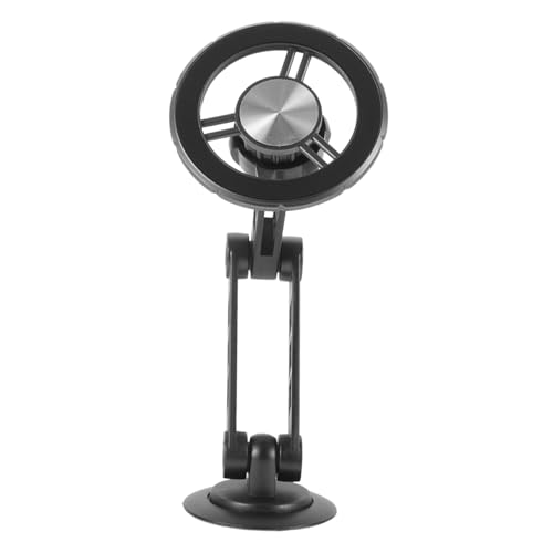 MUCKLILY Halterung für Autotelefon Bindestrich Universal- Armaturenbrett Handyhalterung Handy Halterung fürs Auto Handyhalter Autohalterung Klappbarer magnetischer Autotelefonhalter Black von MUCKLILY