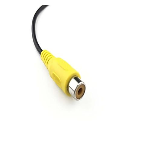 MUCKLILY Konvertierungsleitung Backup Rückfahrkamerakabel Rückfahrkamera Für Auto Rückfahrkamera Stereo Rückfahrkamera Adapter Autoradio Videoadapter Auto Rückfahrkamera Zubehör Schwarz von MUCKLILY